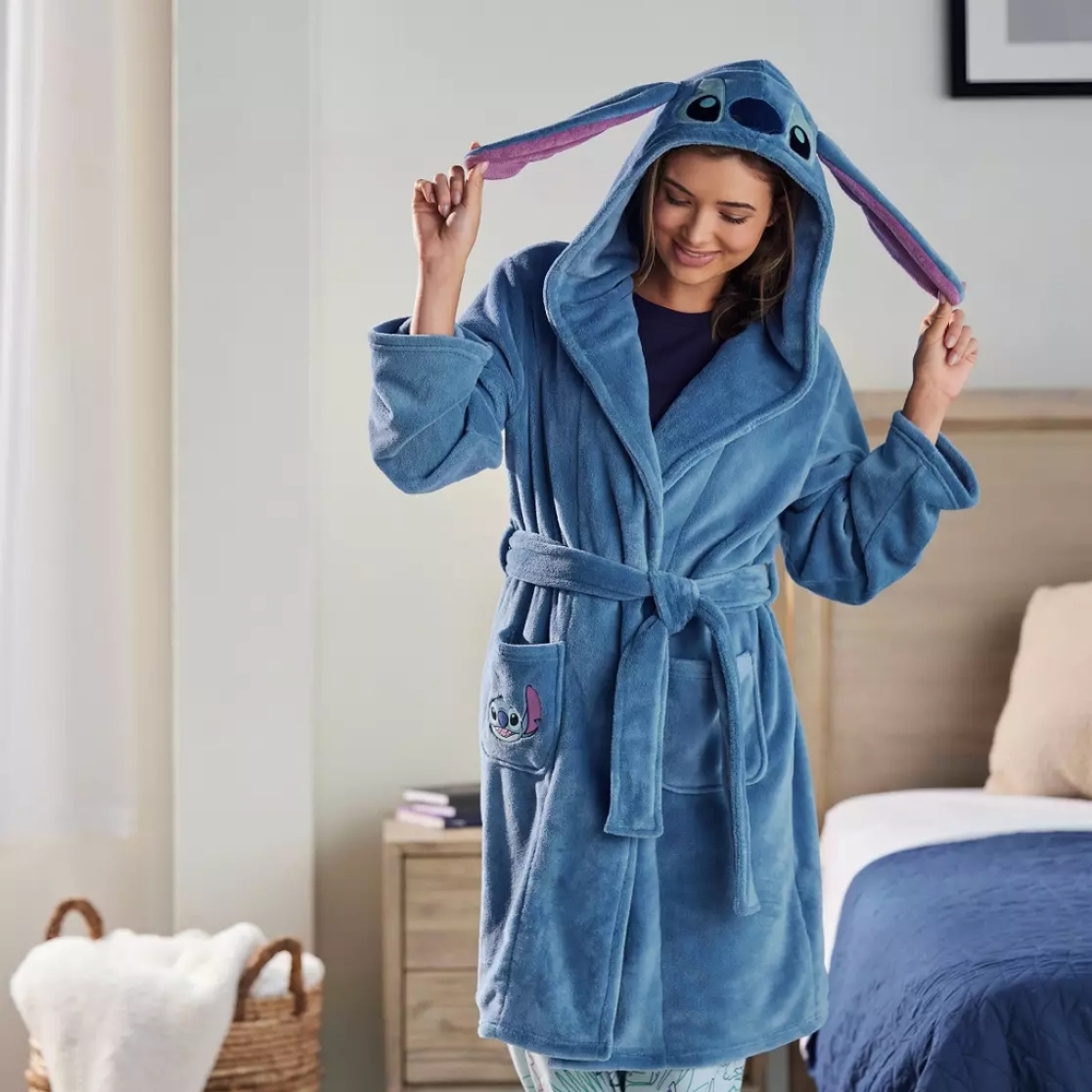 Stitch Plush Costume Robe for Women – Lilo & Stitch 1X